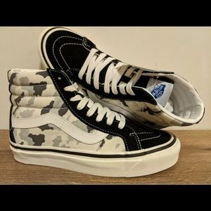 VANS Sk8-Hi 38 DX Anaheim Factory Camo/Gray Size 7